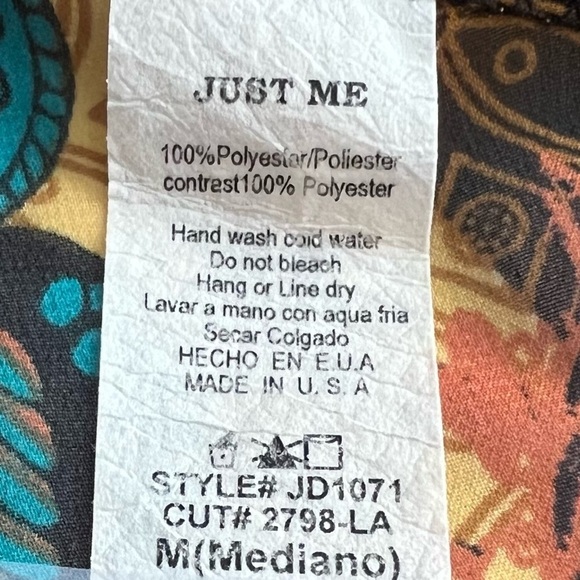 Just Me High Low Dress - Black and Brown - Picture 6 of 8